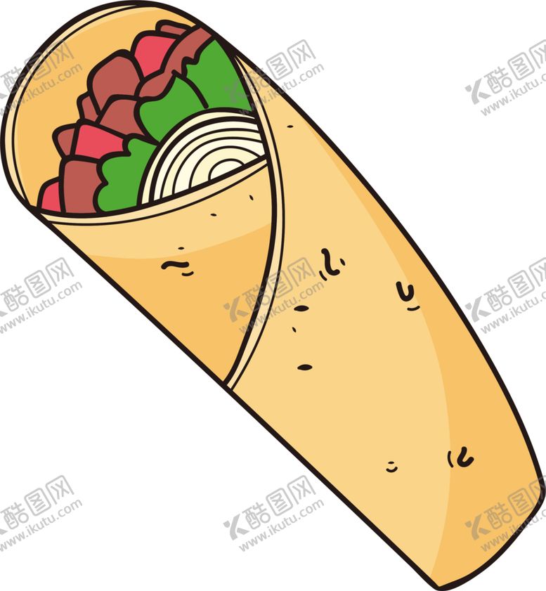 编号：51062703131754535082【酷图网】源文件下载-鸡肉卷