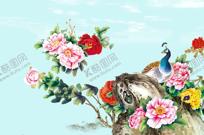 编号：82639009140835533851【酷图网】源文件下载-鲜花牡丹花